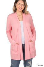 Load image into Gallery viewer, SLOUCHY POCKET OPEN CARDIGAN