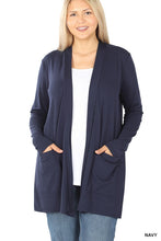 Load image into Gallery viewer, SLOUCHY POCKET OPEN CARDIGAN