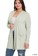 Load image into Gallery viewer, SLOUCHY POCKET OPEN CARDIGAN