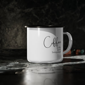 Coffee Love Enamel Camp Cup