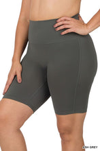 Load image into Gallery viewer, ATHLETIC HIGH RISE BIKER SHORTS