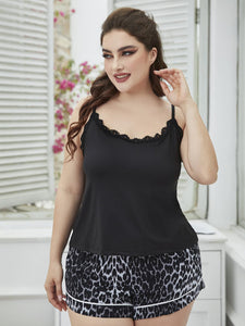 Lacey Leopard Pajama Set
