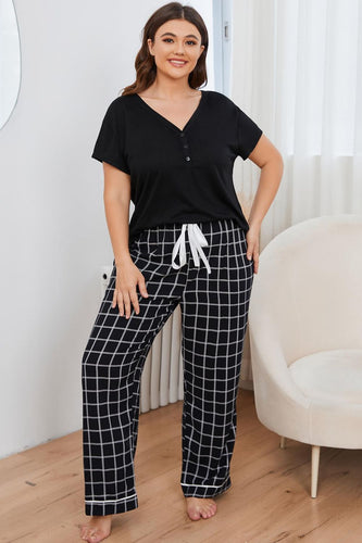 V-Neck Lounge Set