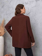 Load image into Gallery viewer, Plus Size Lapel Collar Long Sleeve Blazer