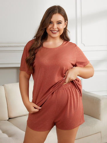 The Round Neck Two-Piece Loungewear Set