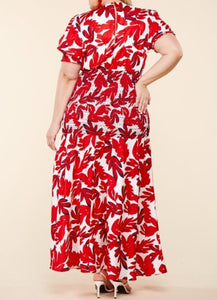 Red Leaves Dress