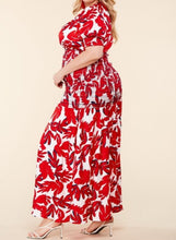 Load image into Gallery viewer, Red Leaves Dress