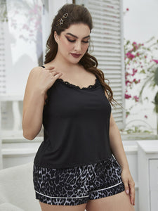 Lacey Leopard Pajama Set