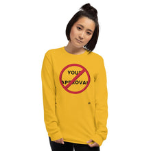 Load image into Gallery viewer, No Approval Needed Men’s Long Sleeve Shirt